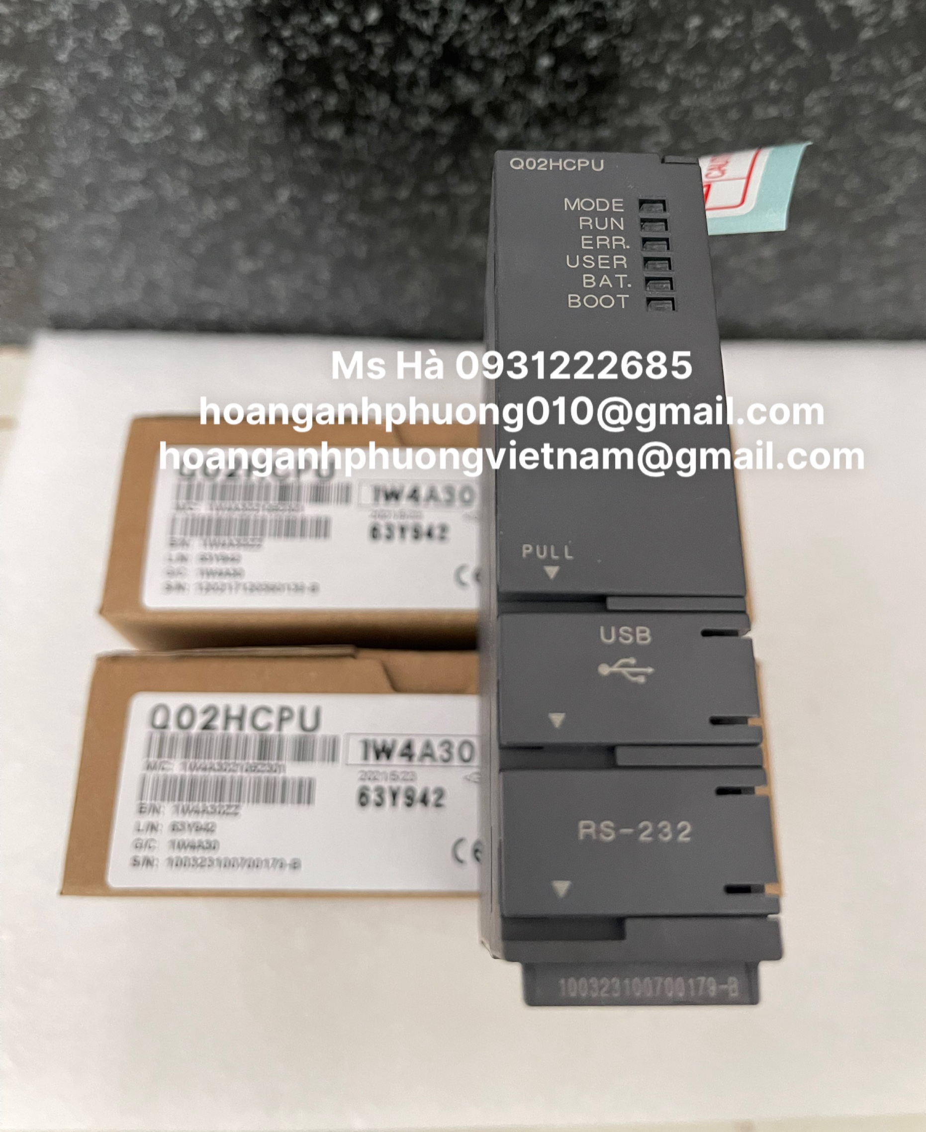 Bộ lập trình nhập khẩu dòng mitsubishi Q02HCPU