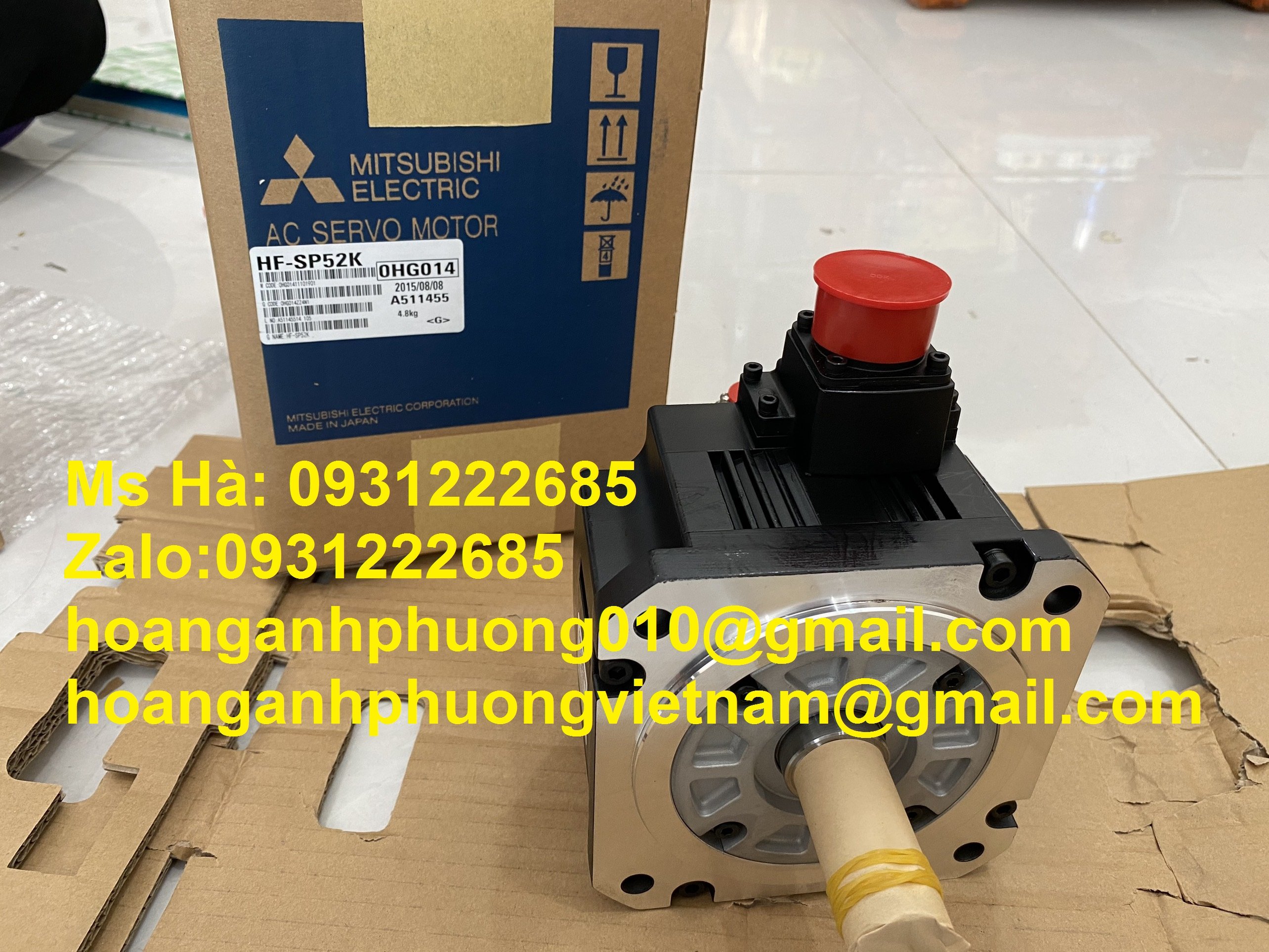 Melservo mitsubishi HF-SP52K động cơ 500W mới 100%