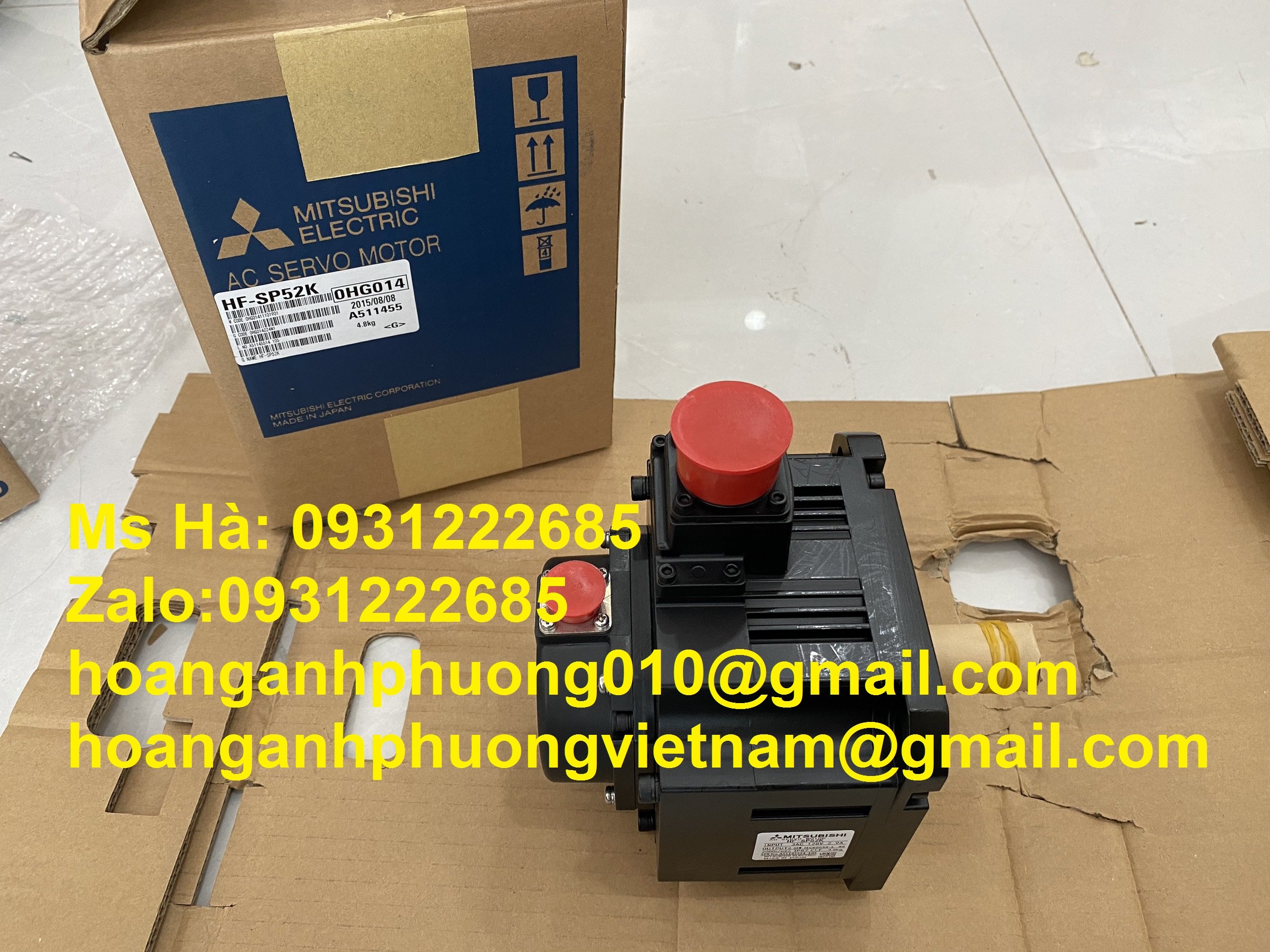 Melservo mitsubishi HF-SP52K động cơ 500W mới 100%
