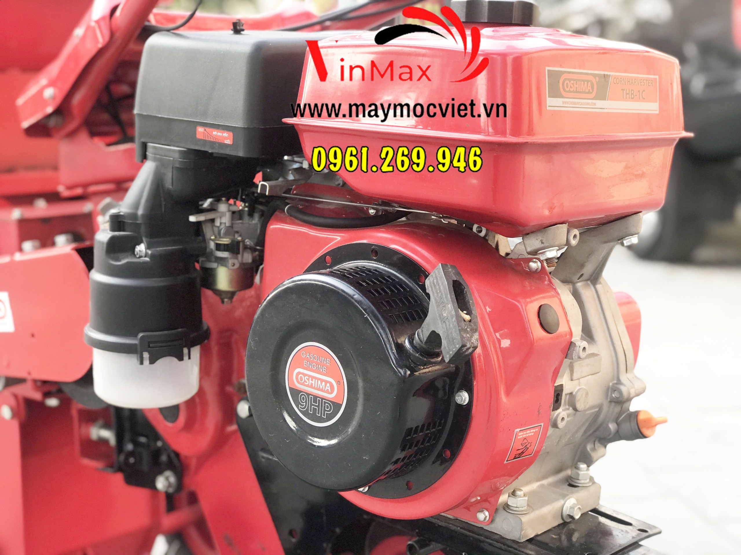 Máy thu hoạch ngô Oshima THB-1C băm cây, bẻ bắp
