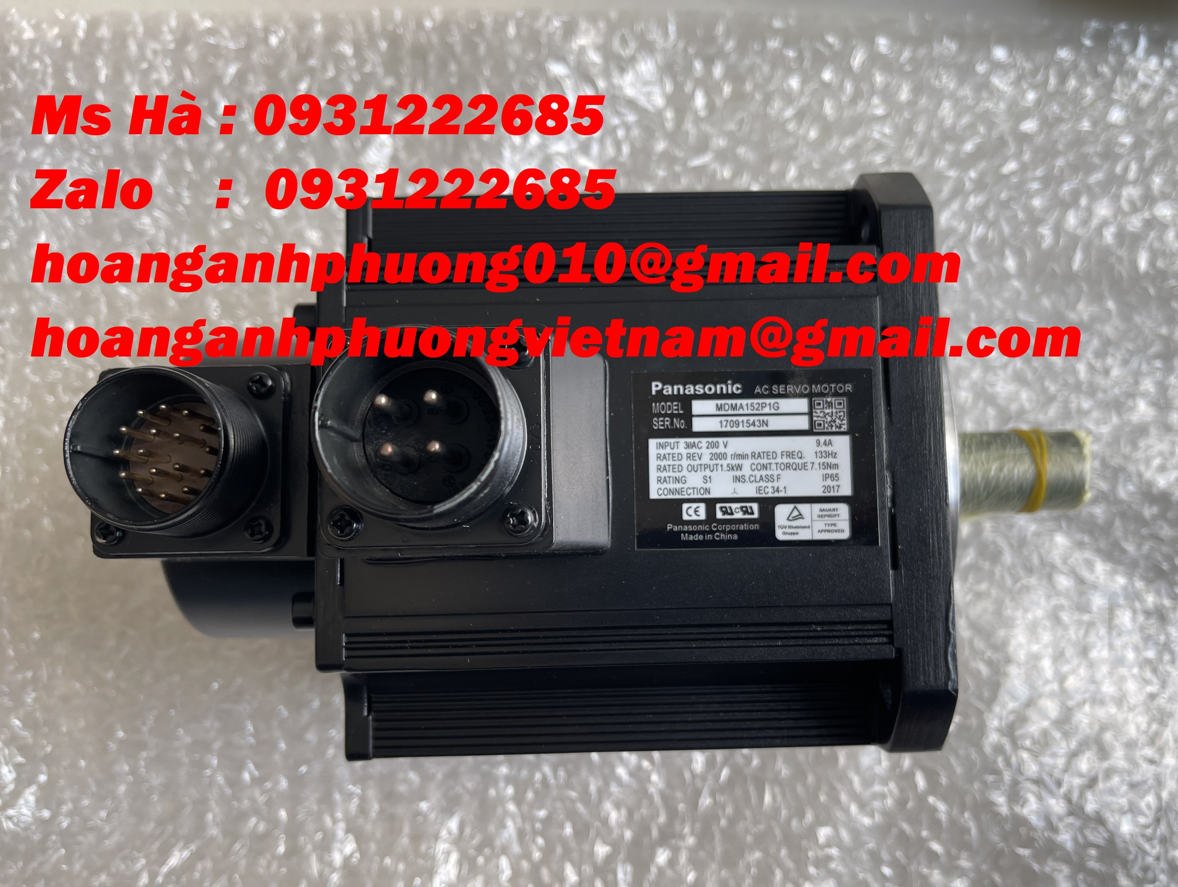 PANASONIC  động cơ chính hãng  MDMA152P1G  mới 100%