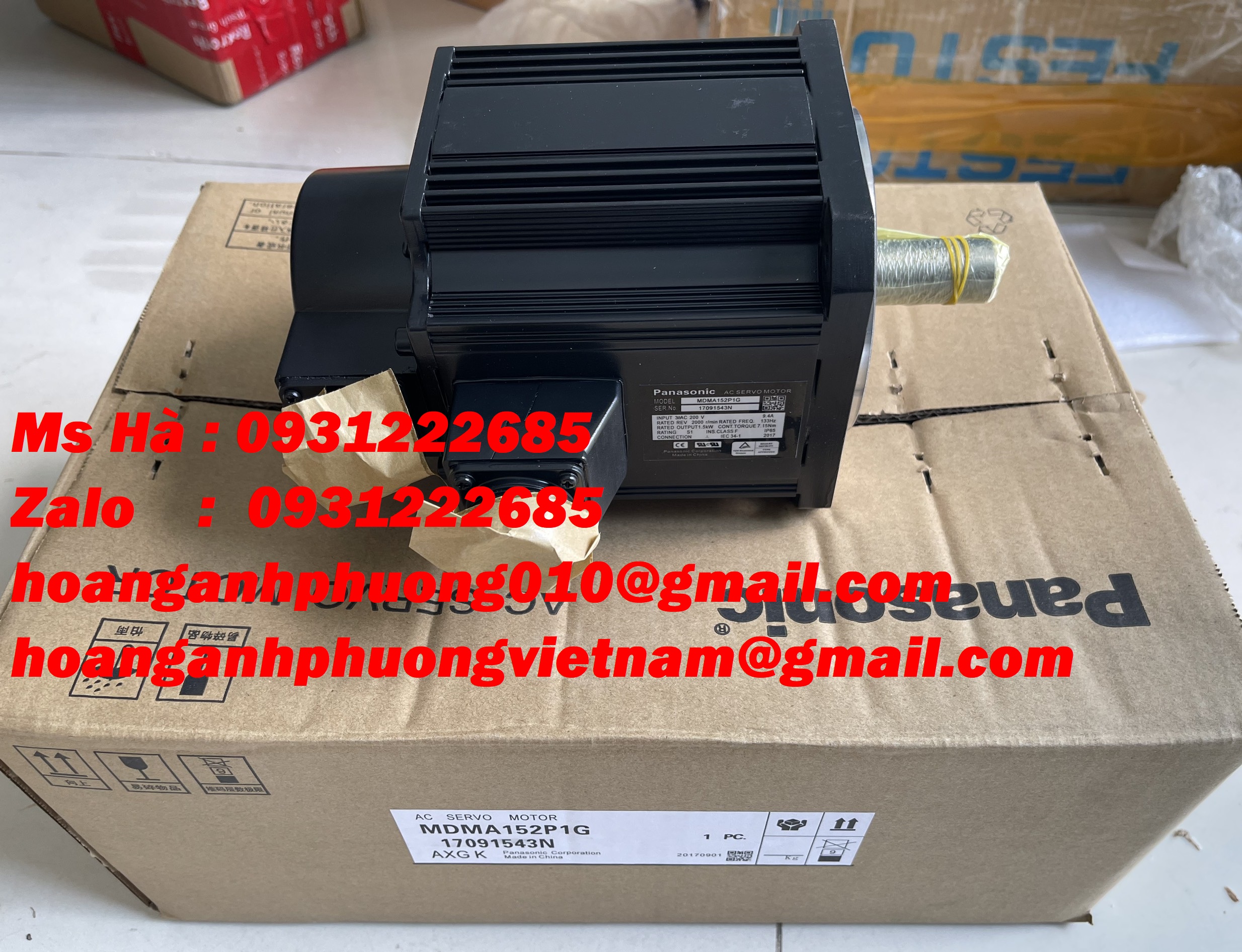 PANASONIC  động cơ chính hãng  MDMA152P1G  mới 100%