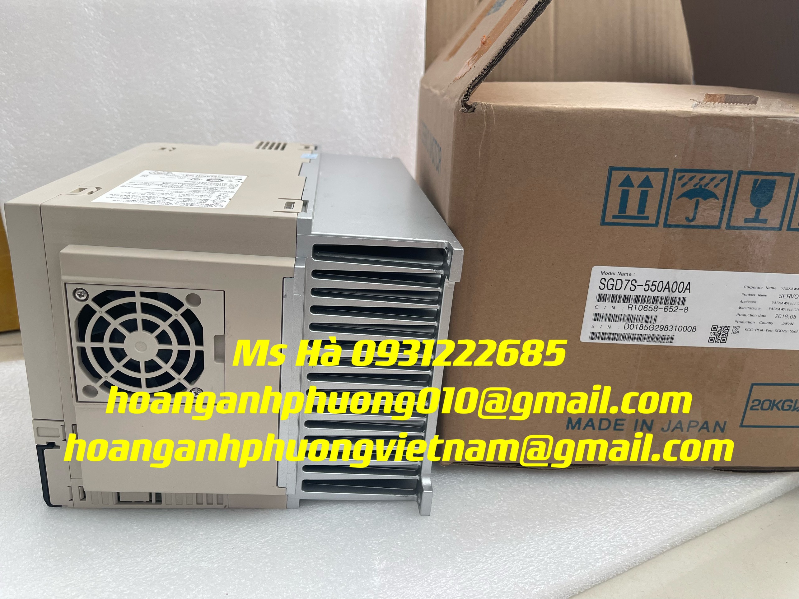 Bộ điều khiển servopack SGD7S-550A00A - Hoàng Anh Phương