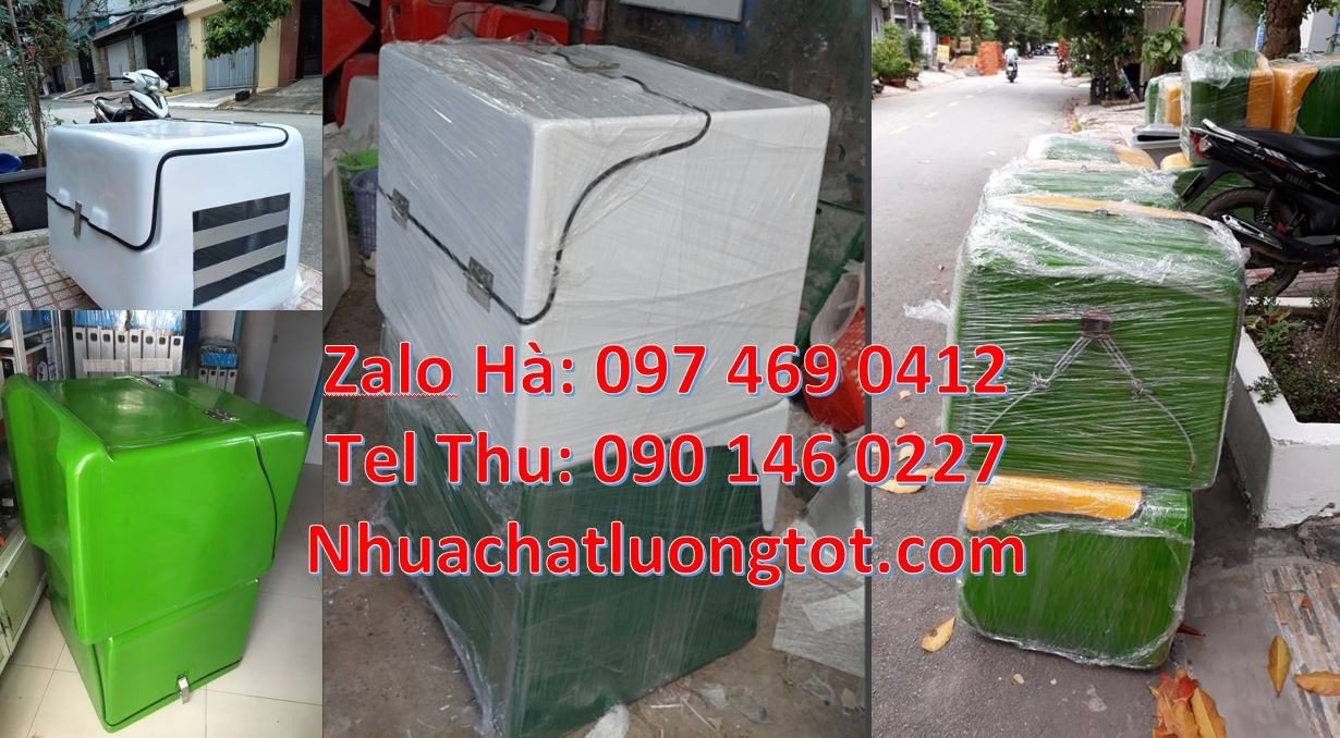 Bán thùng giao đồ ăn nhanh giữ nhiệt,thùng giao hàng tiết kiệm sau xe