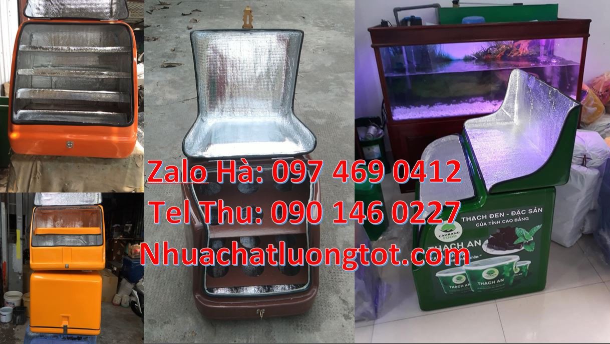 Bán thùng giao đồ ăn nhanh giữ nhiệt,thùng giao hàng tiết kiệm sau xe