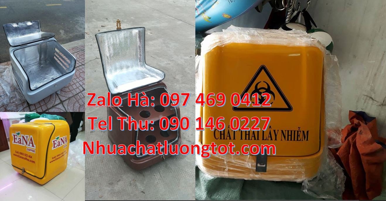 Bán thùng giao đồ ăn nhanh giữ nhiệt,thùng giao hàng tiết kiệm sau xe