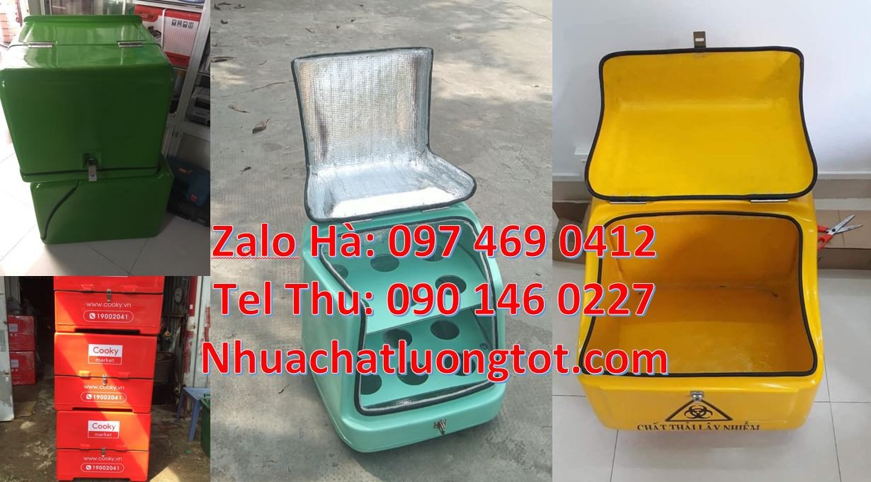 Bán thùng giao đồ ăn nhanh giữ nhiệt,thùng giao hàng tiết kiệm sau xe