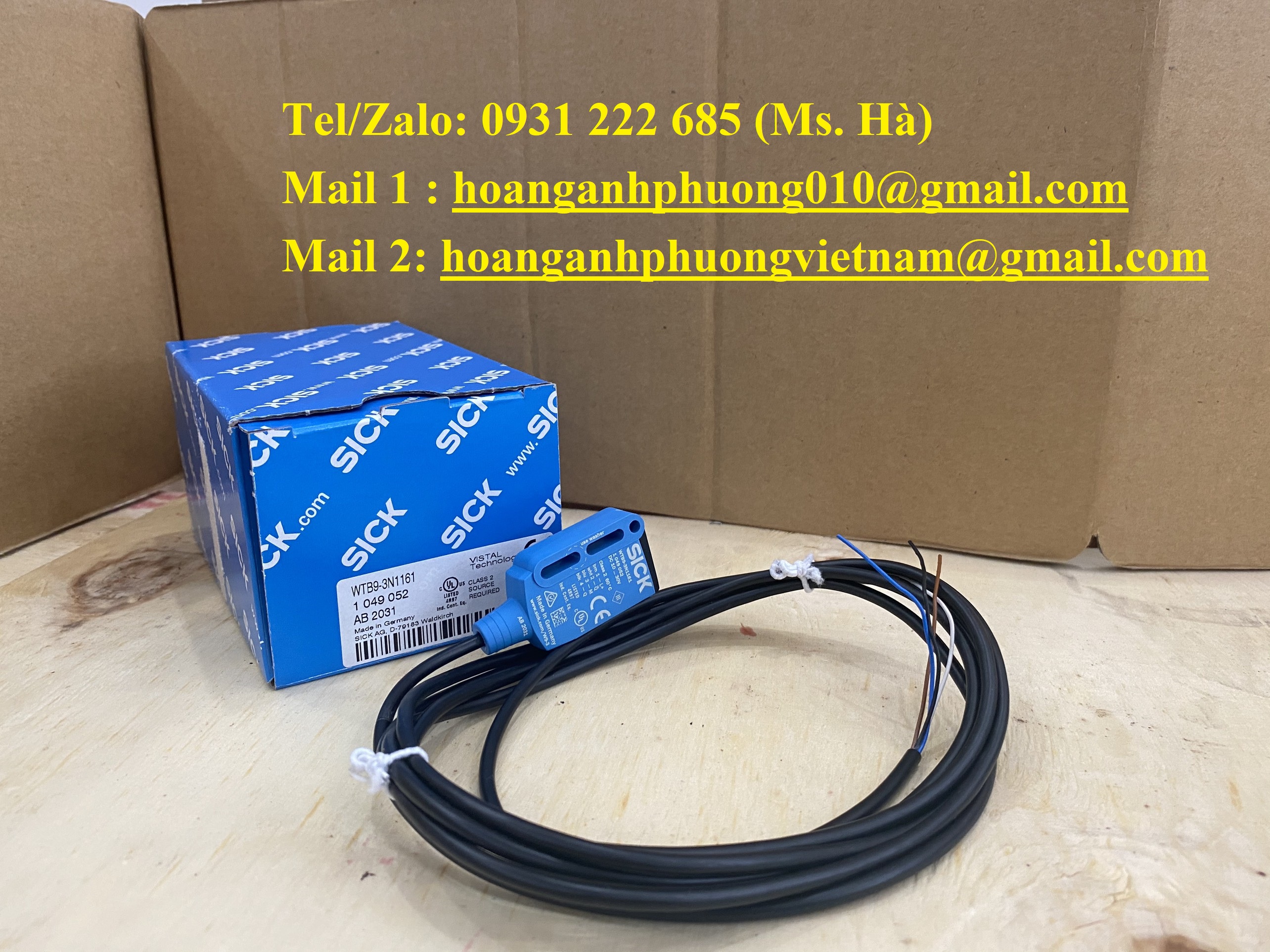 Cảm biến ánh sáng đỏ dòng Sick WTB9-3N1161 nhập giá cạnh tranh