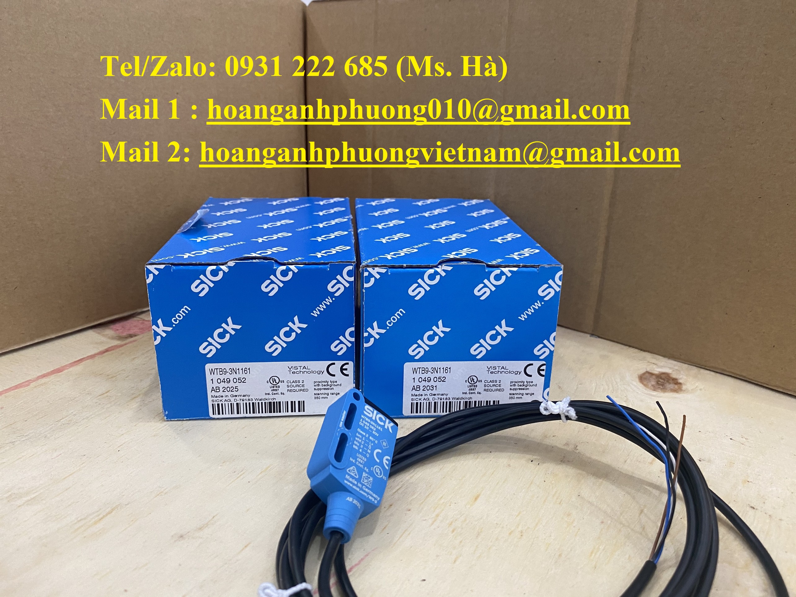 Cảm biến ánh sáng đỏ dòng Sick WTB9-3N1161 nhập giá cạnh tranh