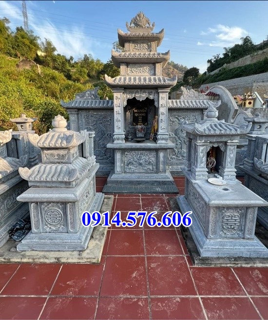 Mẫu lăng thờ đá đẹp - củng kỳ đài cây hương lầu am thờ bán hải phòng