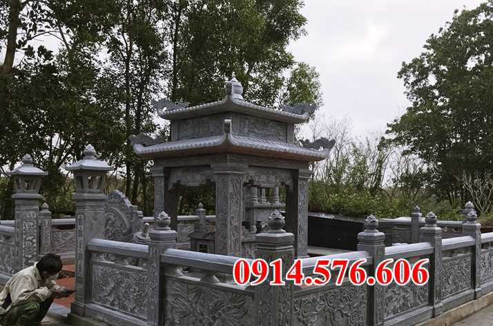 04 Cây hương nghĩa trang đá đẹp - miếu am lầu thờ lăng mộ bán nam định