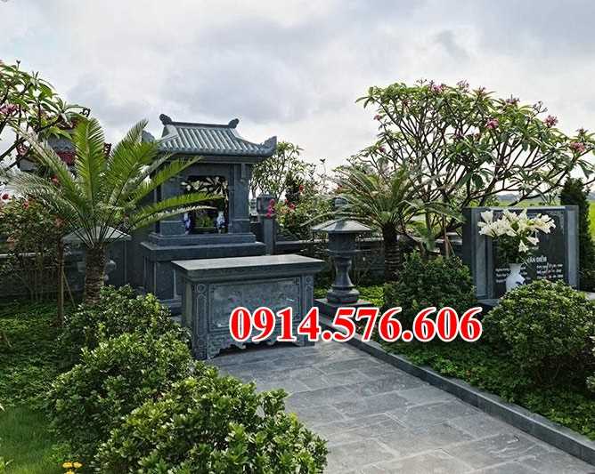 04 Cây hương nghĩa trang đá đẹp - miếu am lầu thờ lăng mộ bán nam định
