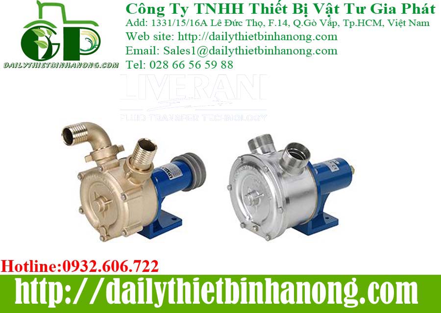 Bơm chất lỏng, bơm cánh gạt, Bơm ly hợp LIVERANI