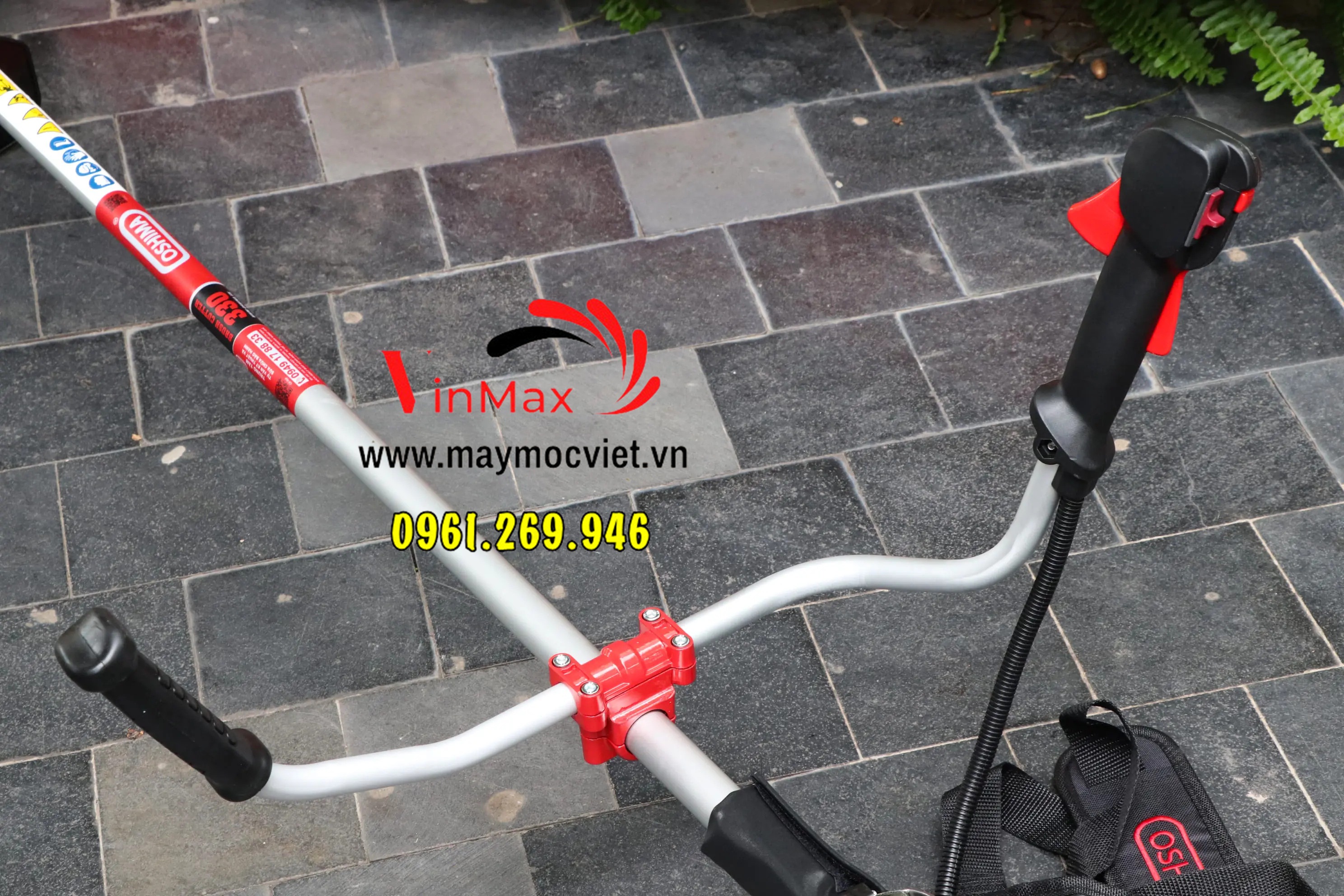 Máy cắt cỏ Oshima 330 bạc chính hãng Oshima