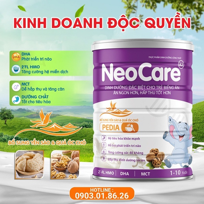 Tìm nhà phân phối sữa Neocare khu vực TP.HCM