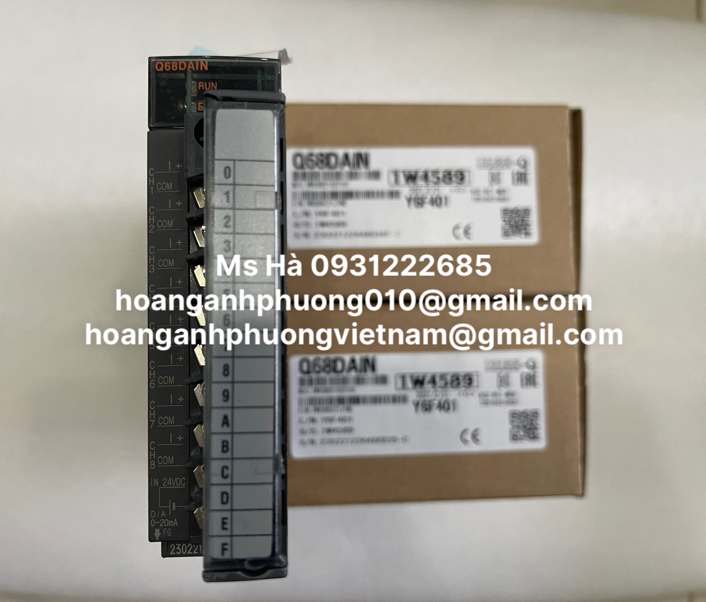 PLC module dòng Q series Q68DAIN mitsubishi - BH 12 tháng