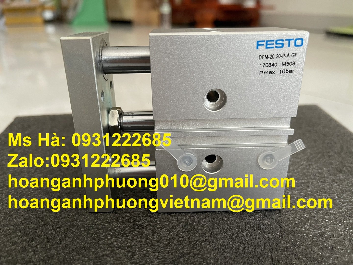 Nhập khẩu trực tiếp dòng xi lanh khí Festo DFM-20-20-P-A-GF