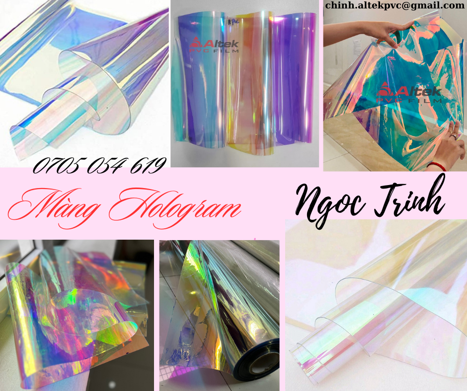 Màng nhựa PVC Hologram xu hướng 2023 - Giao hàng toàn quốc