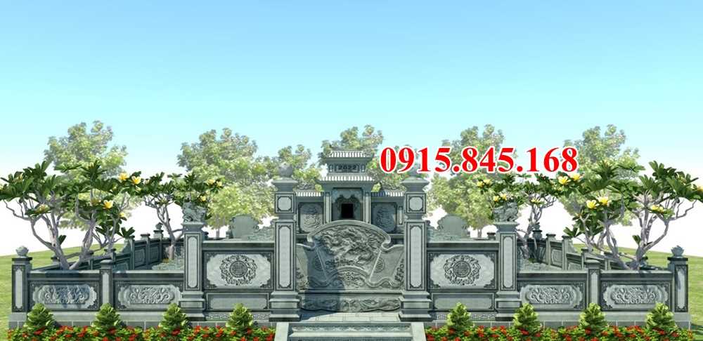 Mẫu 002+ lăng mộ đá bán thái nguyên + khu mồ mả nghĩa trang gia đình