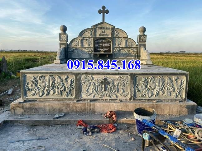 Mẫu 002+ lăng mộ đá bán thái nguyên + khu mồ mả nghĩa trang gia đình