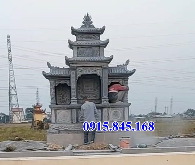 Mẫu 002+ lăng mộ đá bán thái nguyên + khu mồ mả nghĩa trang gia đình