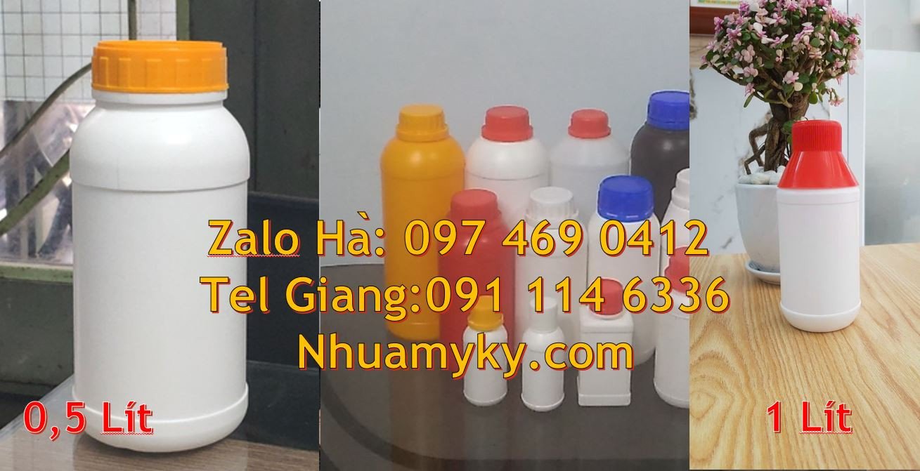 Bán chai nhựa hdpe màu trắng,chai nhựa 0.5l đựng thuốc tây giá rẻ hcm