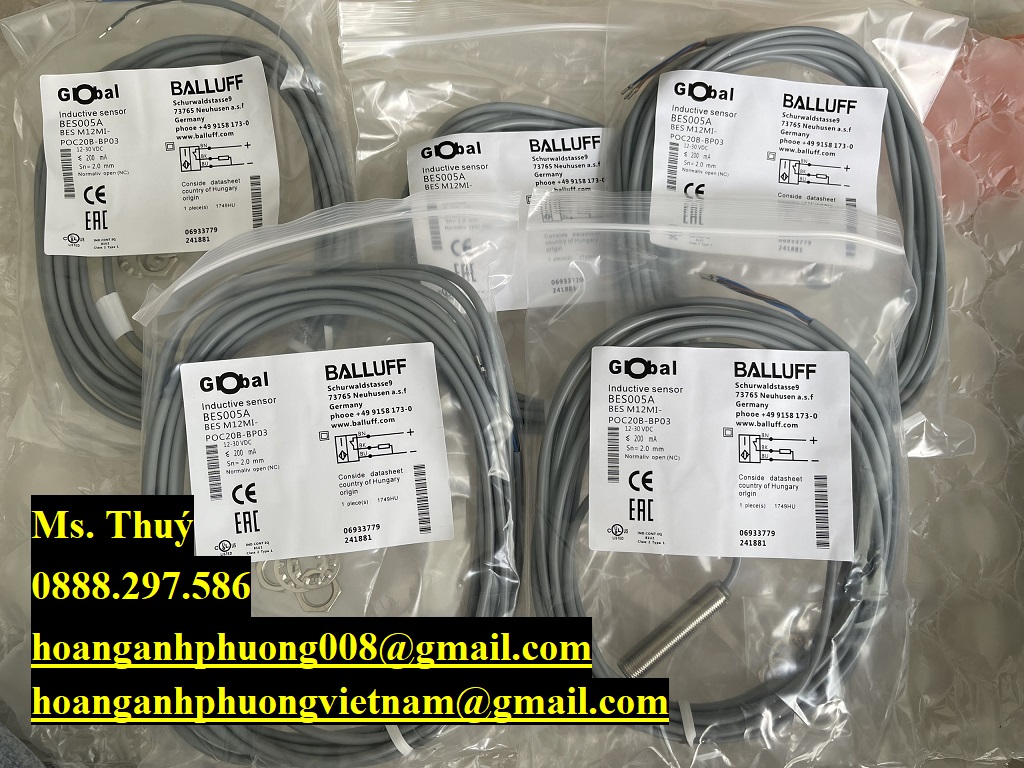 Mới 100% - Cảm biến Balluff BES005A (BES M12MI-POC20B-BP03)