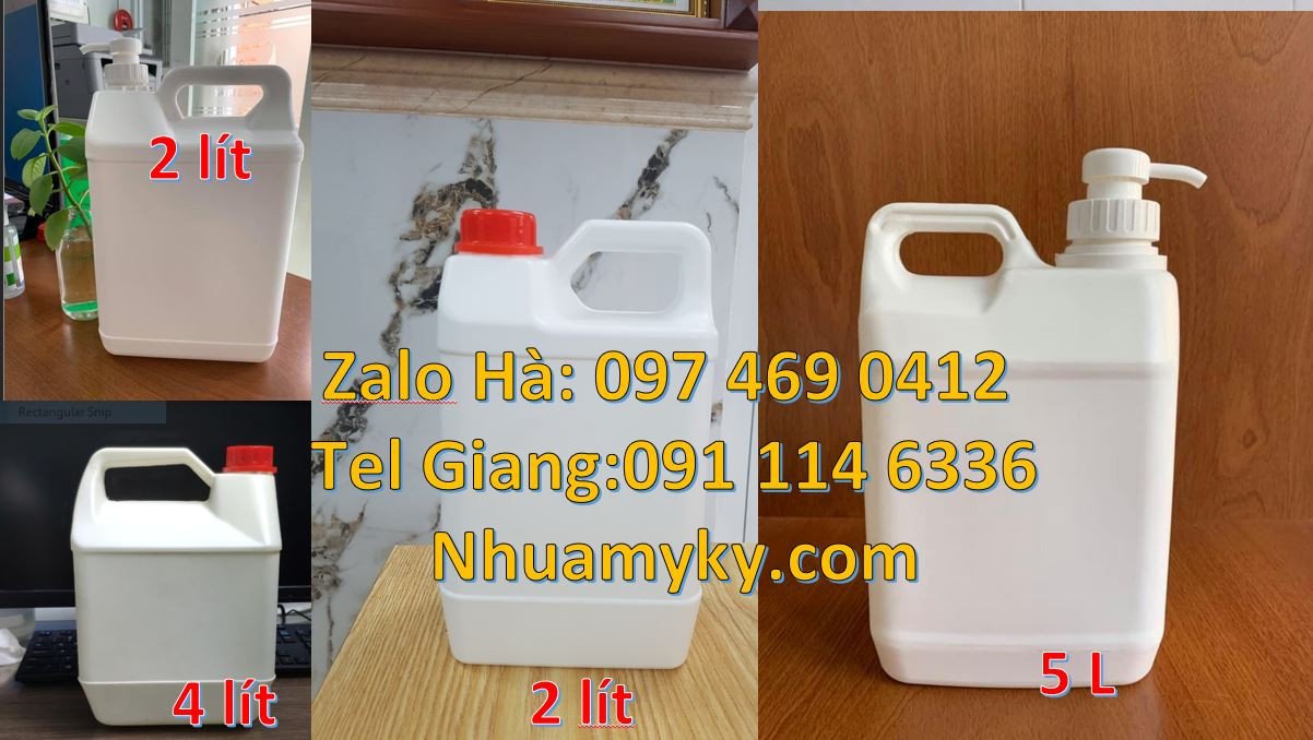 Bán can nhựa đựng thực phẩm,can nhựa hdpe đựng hóa chất,can nhựa rẻ