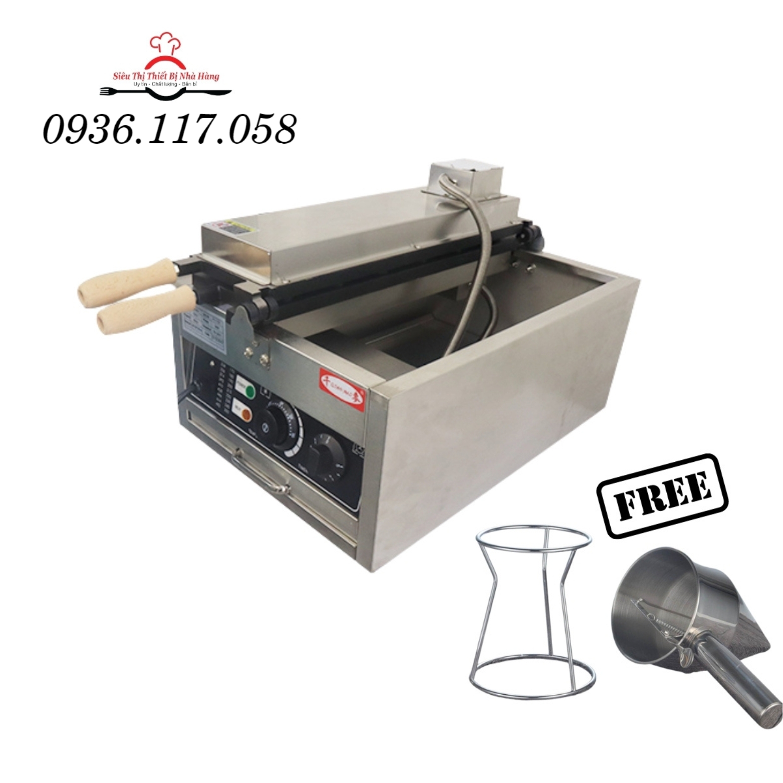 Máy làm bánh cá Taiyaki siêu phẩm Hàn Quốc