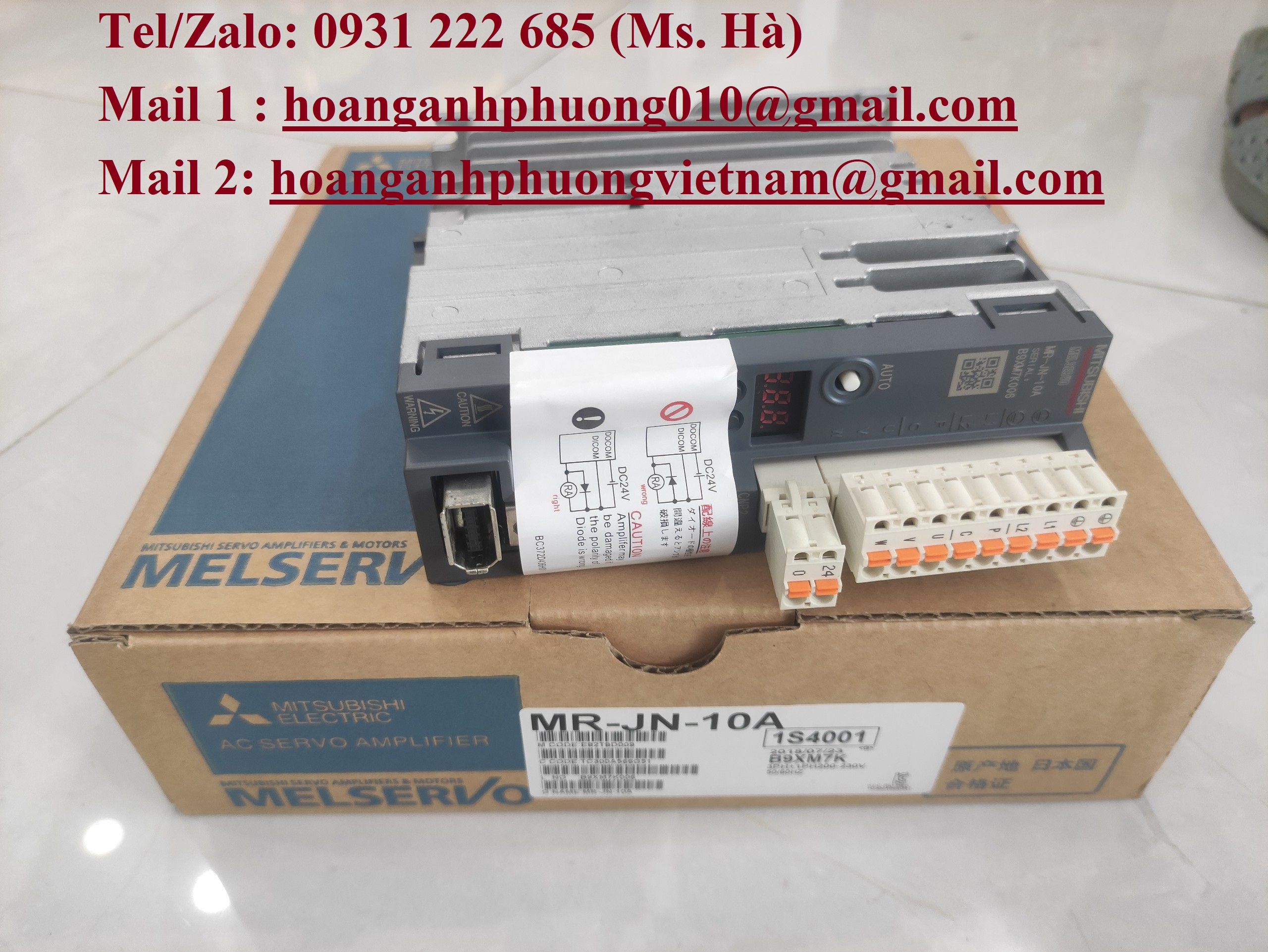 MITSUBISHI chính hãng 100% MR-JN-10A bộ điều khiển