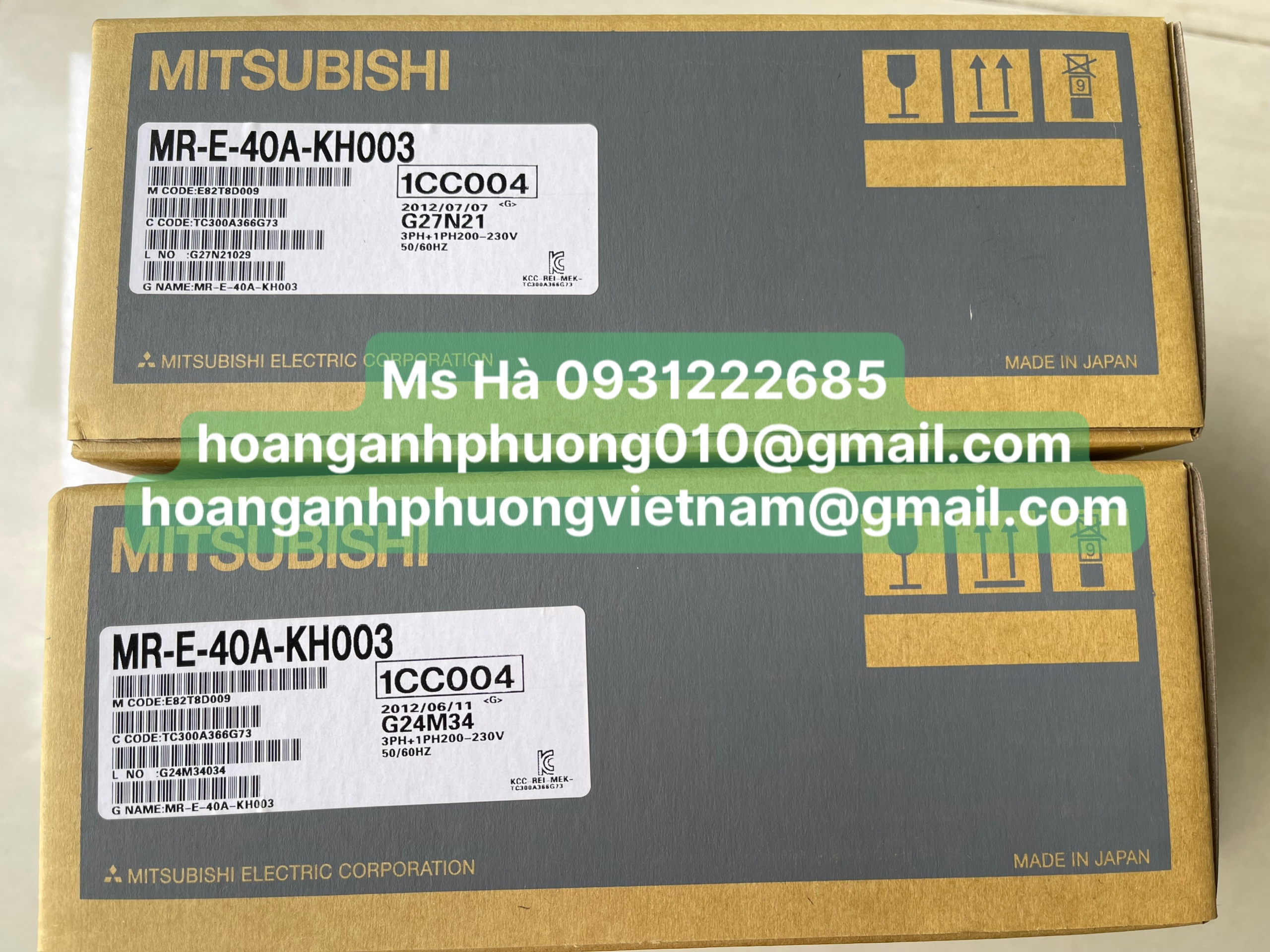 Bộ điều khiển vị trí, tốc độ mitsubishi MR-E-40A-KH003 400W