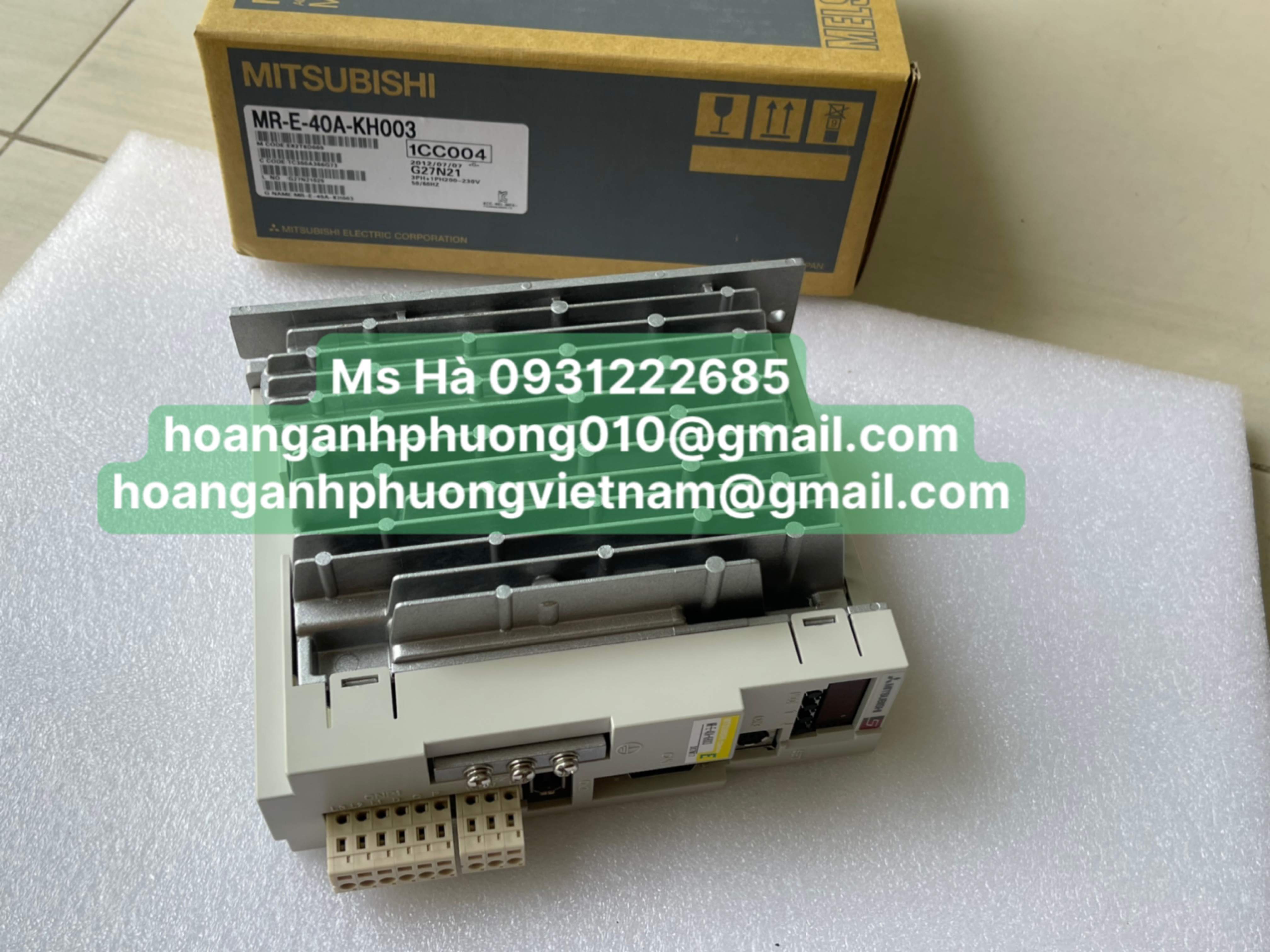 Bộ điều khiển vị trí, tốc độ mitsubishi MR-E-40A-KH003 400W