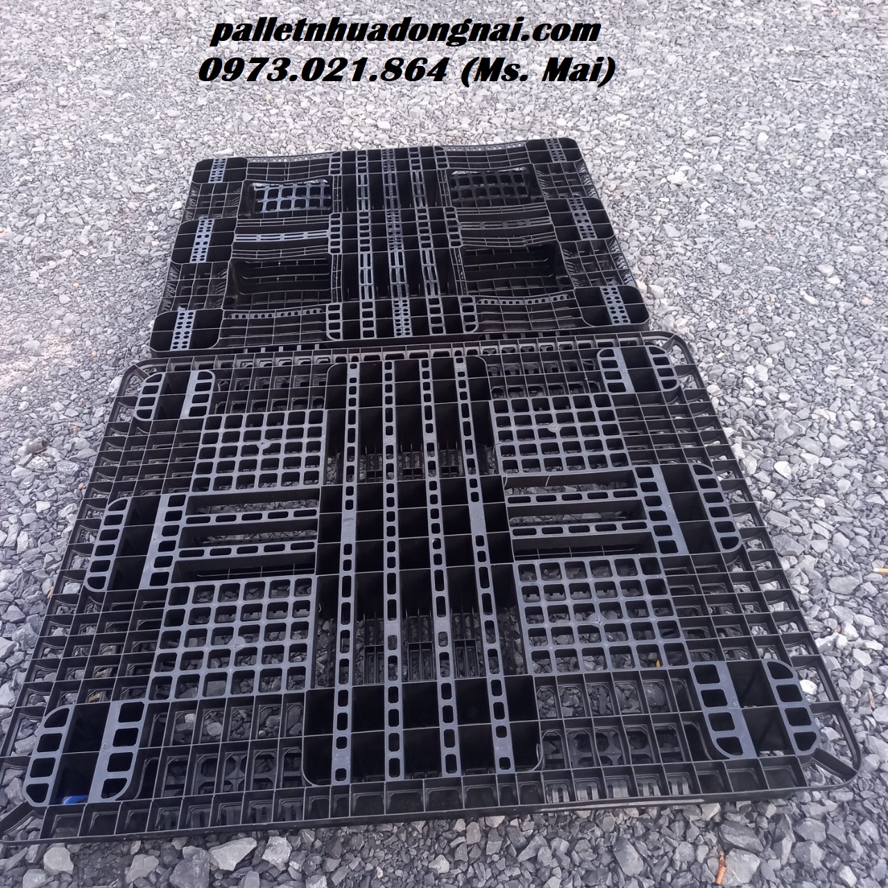 Pallet nhựa cũ giá rẻ - pallet nhựa thanh phát