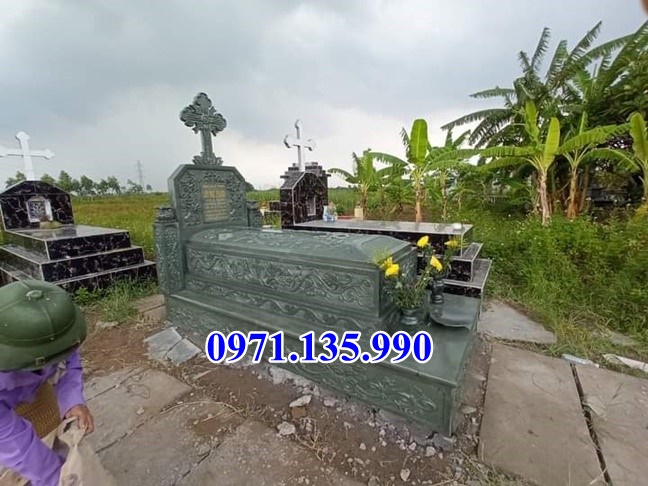 lăng mộ đạo thiên chúa - Mẫu mộ công giáo bằng đá đẹp bán TP HCM