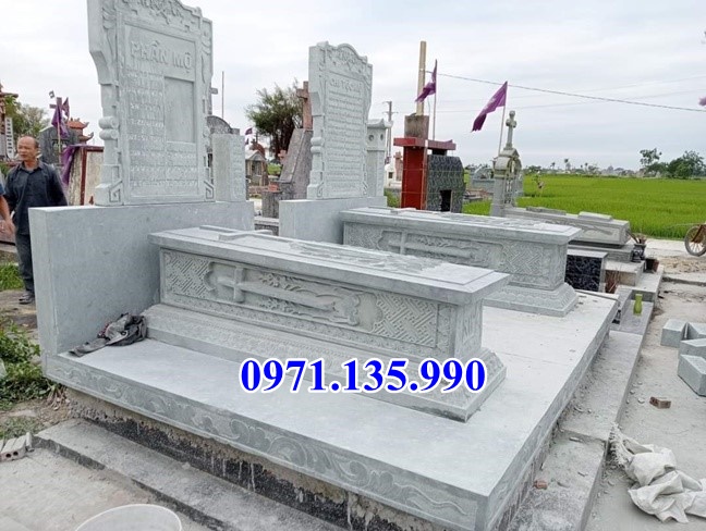 lăng mộ đạo thiên chúa - Mẫu mộ công giáo bằng đá đẹp bán TP HCM