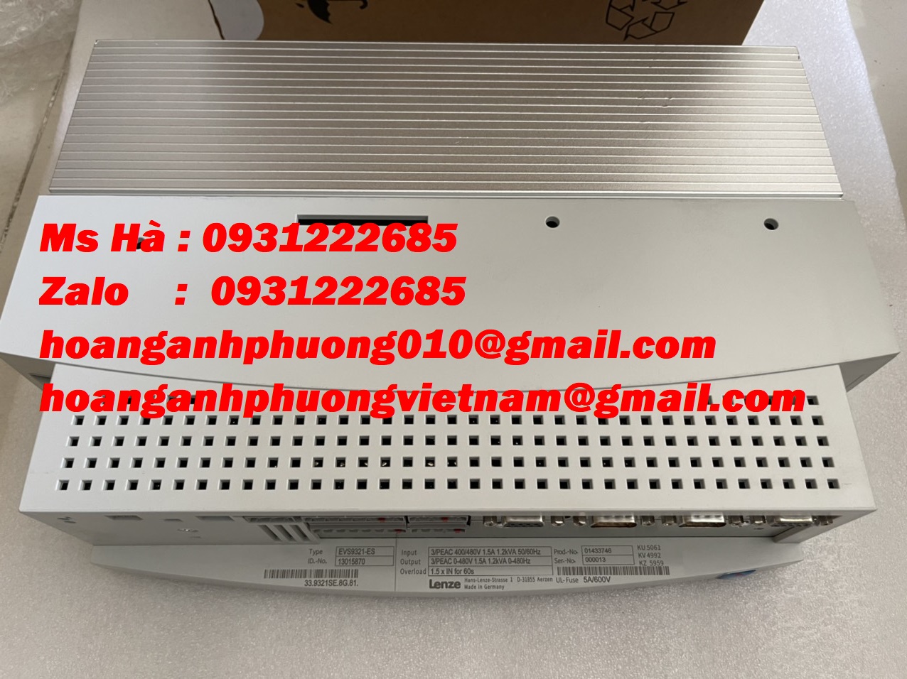 Lenze dòng biến tần giá tốt  EVS9321-ES  0.37kW