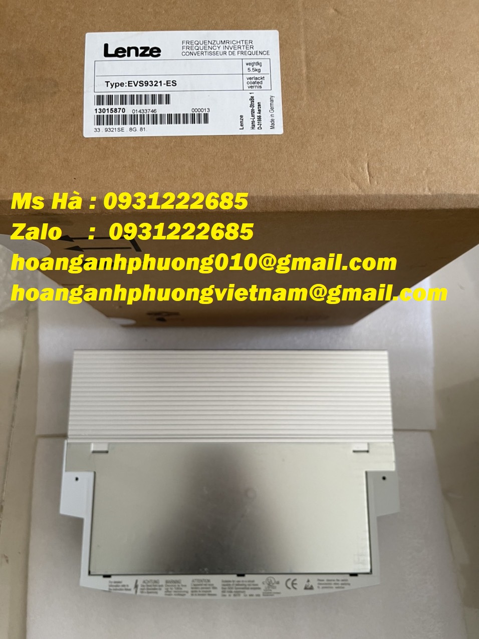 Lenze dòng biến tần giá tốt  EVS9321-ES  0.37kW