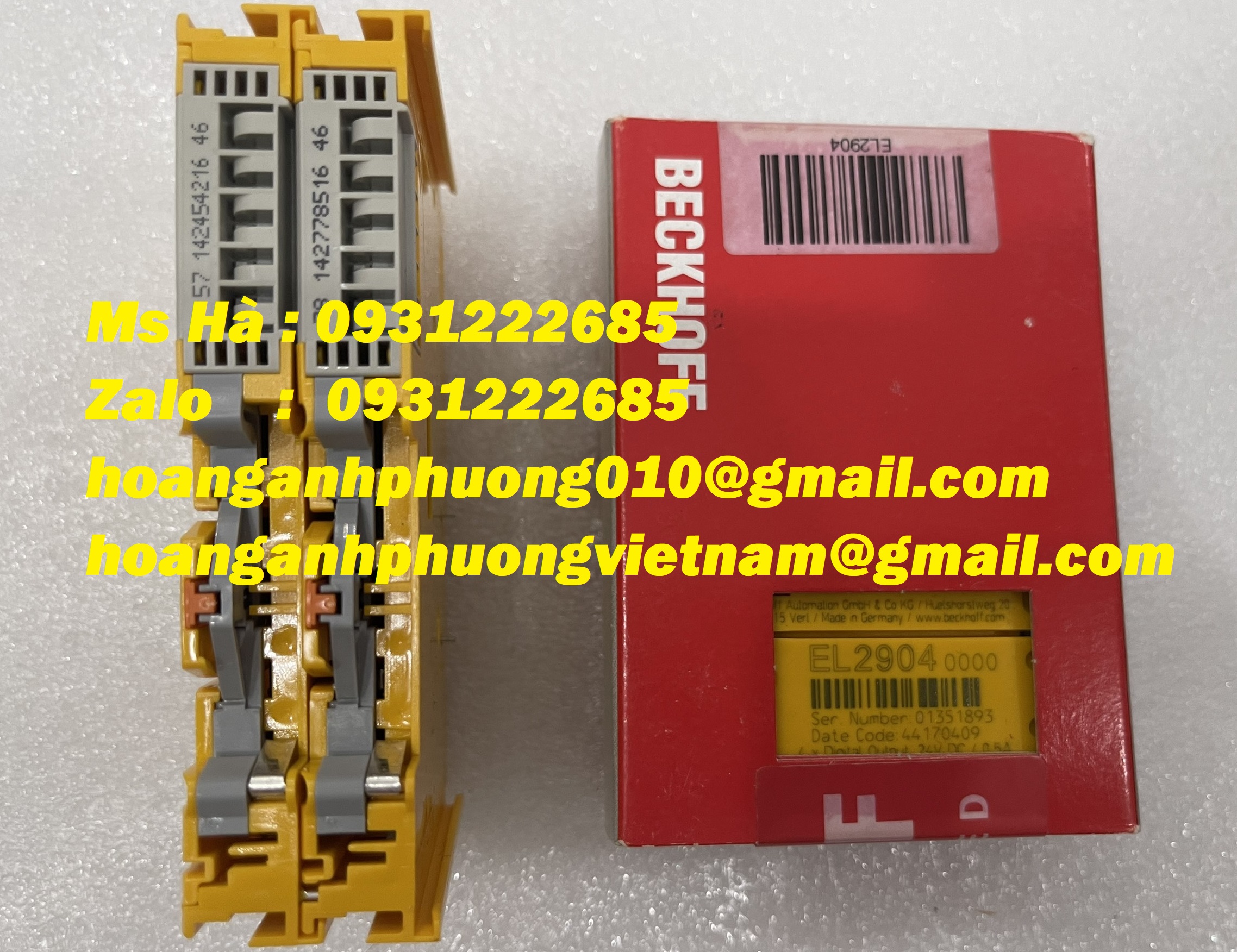 Mạch điều khiển beckhoff EL2904 24VDC, output