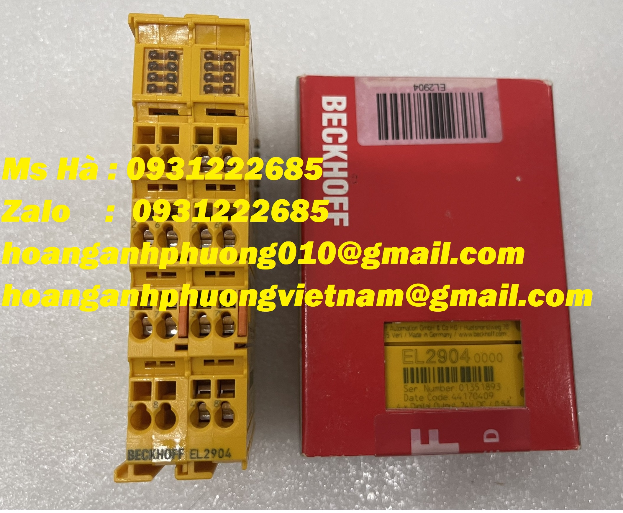 Mạch điều khiển beckhoff EL2904 24VDC, output