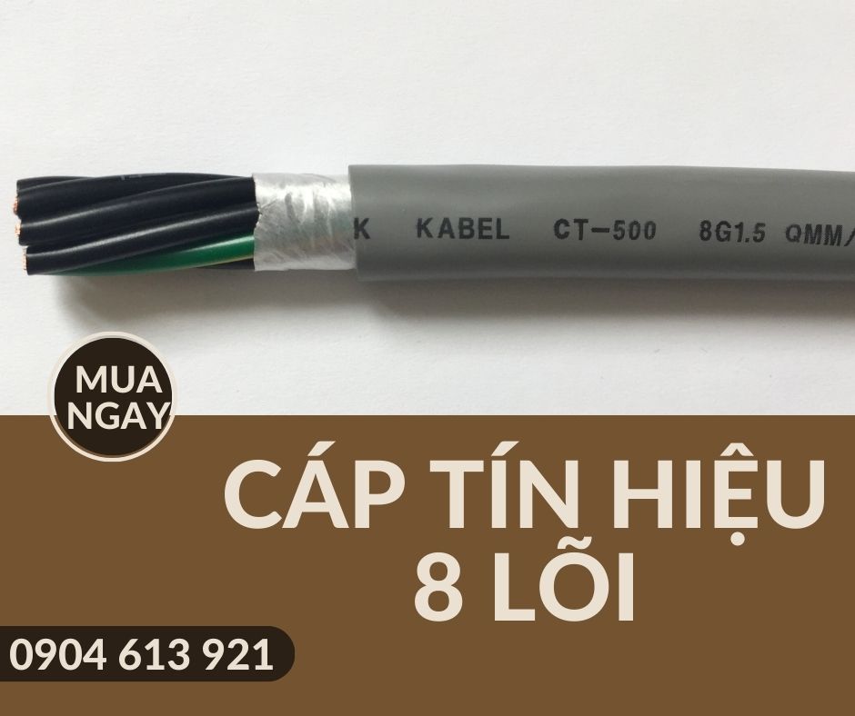Cáp chống nhiễu Altek Kabel 8 lõi 0.5/0.75/1.0/1.5mm