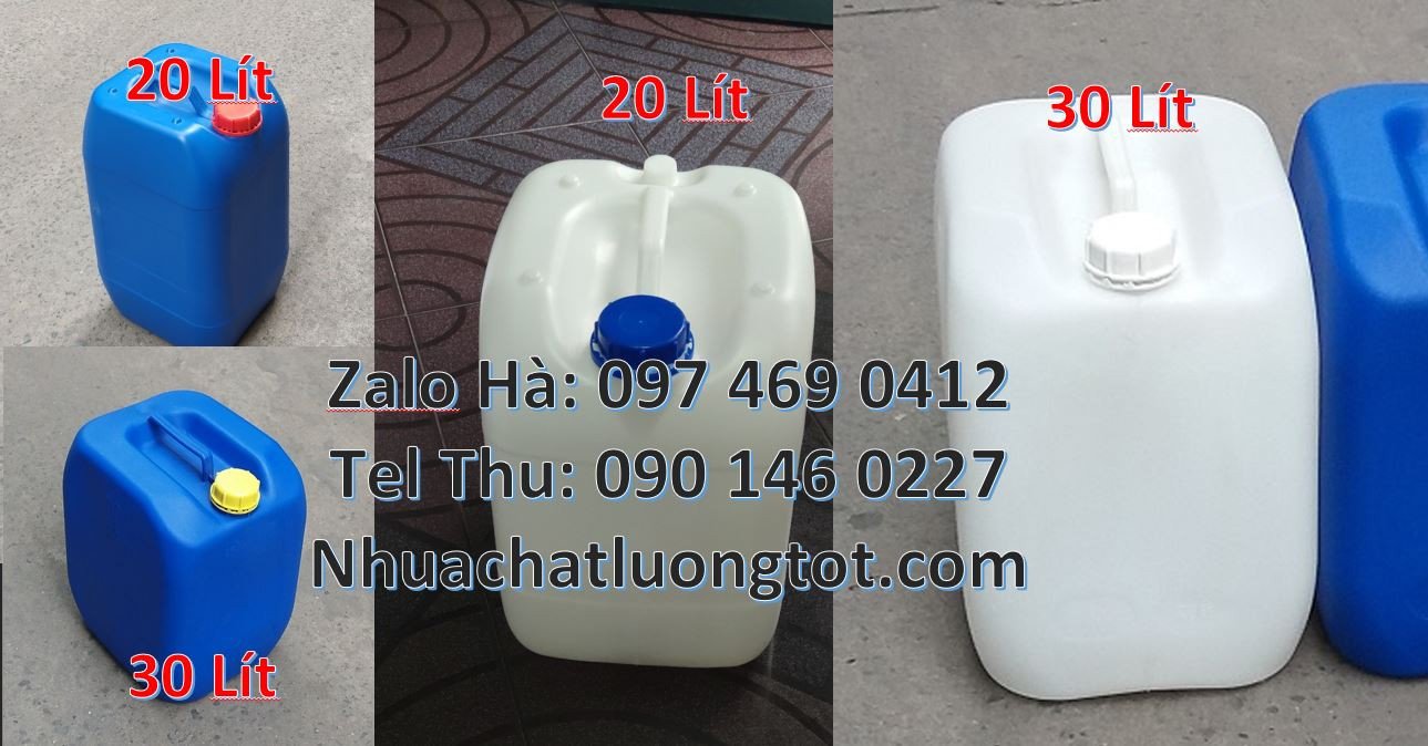 Bán can nhựa 20l đựng hóa chất,can nhựa 25l đựng thực phẩm chất lượng