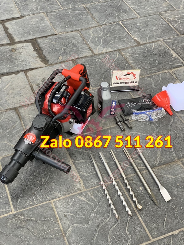 Máy khoan đục bê tông chạy xăng siêu khỏe