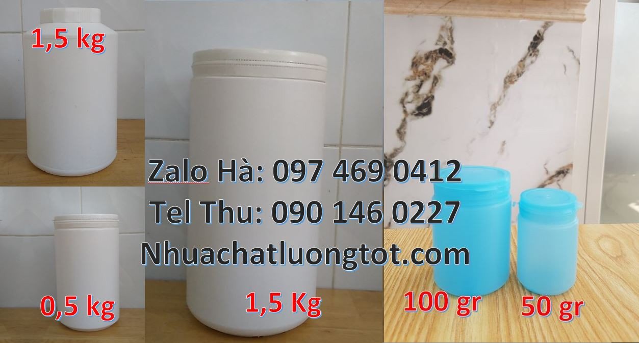 Bán hũ nhựa 500g nắp nhỏ garenty,hũ nhựa 200g đựng mỹ phẩm,hũ nhựa giá