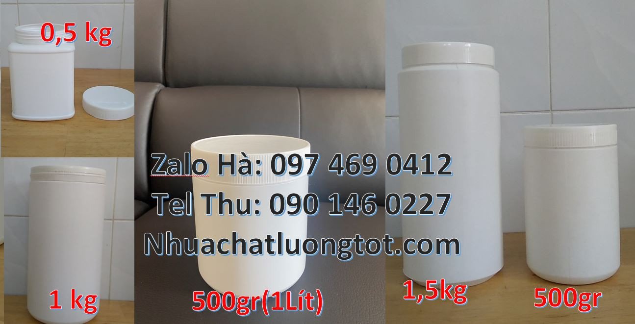Bán hũ nhựa 500g nắp nhỏ garenty,hũ nhựa 200g đựng mỹ phẩm,hũ nhựa giá