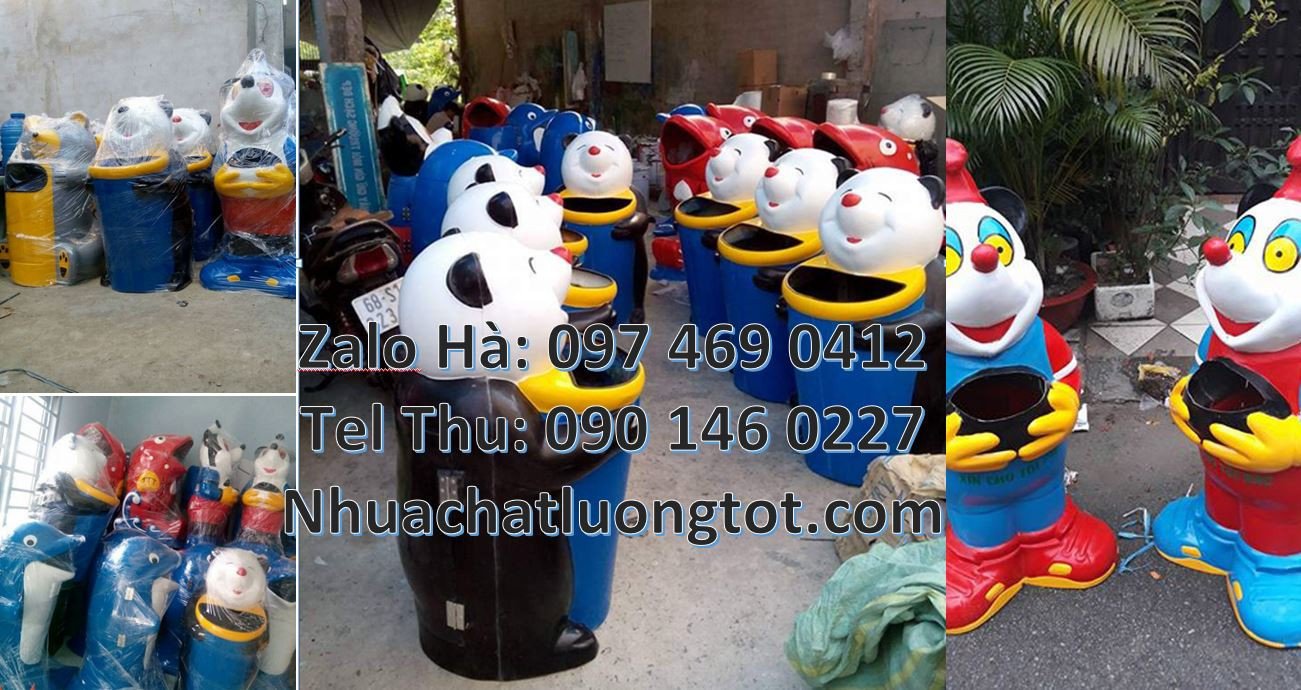 Giỏ đựng rác hình con vật,thùng đựng rác hình con thú giá rẻ chất lươn