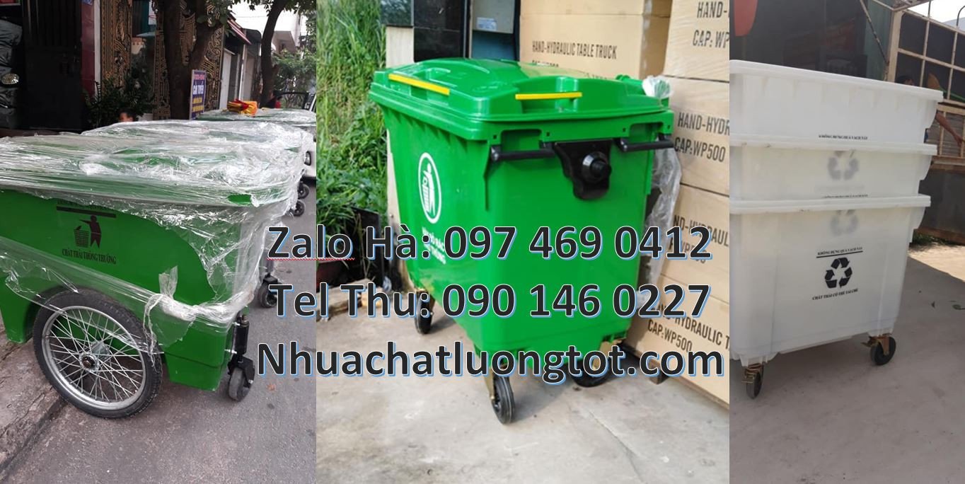 Bán xe thu gom rác 660l bánh hơi,xem thu gom rác cỡ lớn 1000l bánh cao