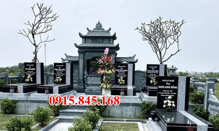 lăng mộ đá đẹp + mẫu mộ gia đình ông bà bán lai châu + nghĩa trang