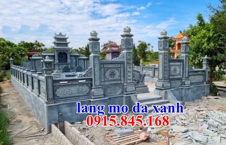 lăng mộ đá đẹp + mẫu mộ gia đình ông bà bán lai châu + nghĩa trang