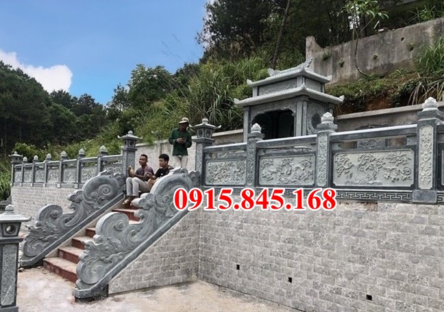 lăng mộ đá đẹp + mẫu mộ gia đình ông bà bán lai châu + nghĩa trang