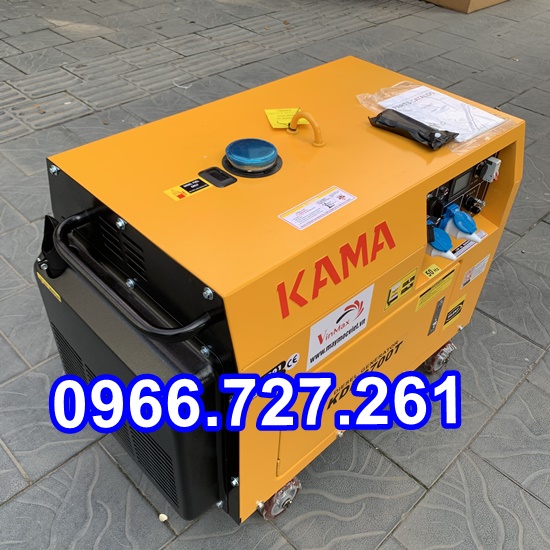 Máy phát điện Kama KDE 6700T chạy dầu 5kw
